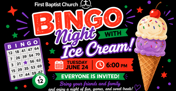 Bingo Night with Ice Cream