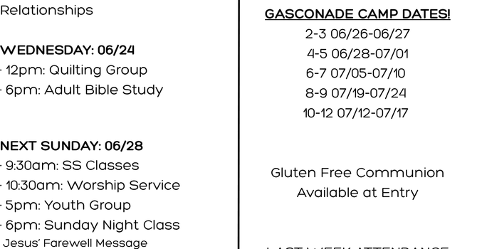 Sunday Bulletin