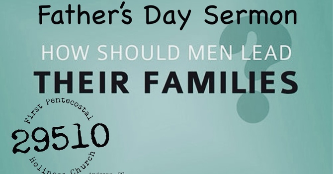 Father's Day 2026 - Seek the Lord