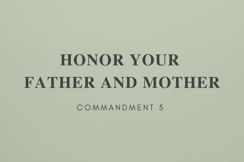 Happy Father's Day!   Honor Your Father and Mother