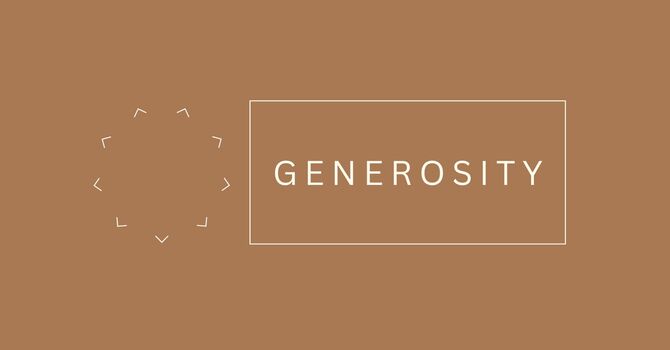 Generosity (3/4) | Practicing the Way of Jesus
