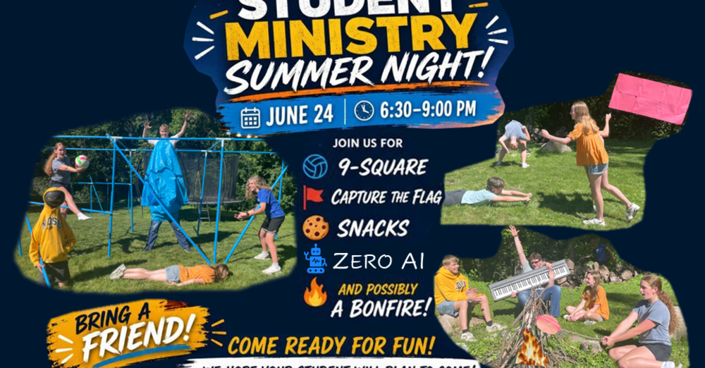 Student Ministry Summer Events