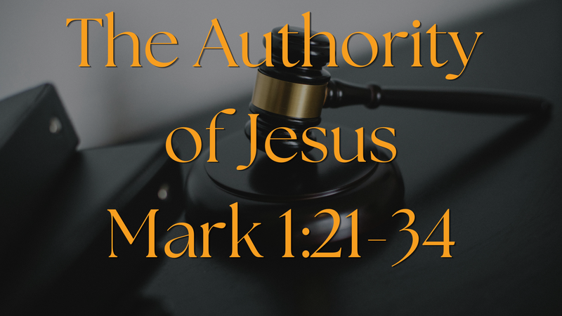 The Authority of Jesus