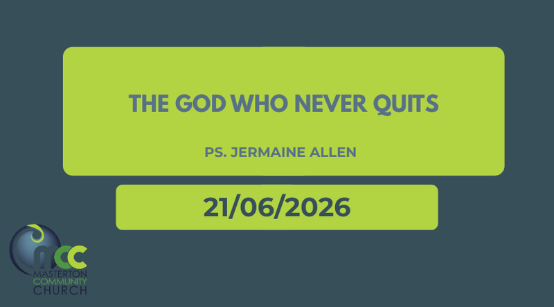 The God who never quits