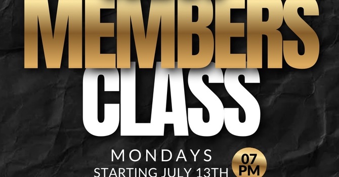 New Member's Class