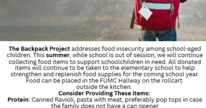 THE BACKPACK PROJECT image