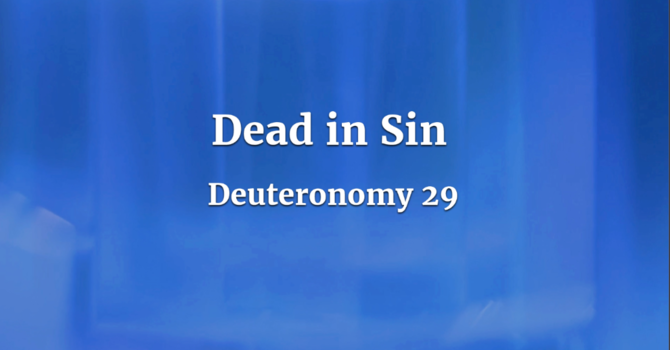 Dead in Sin