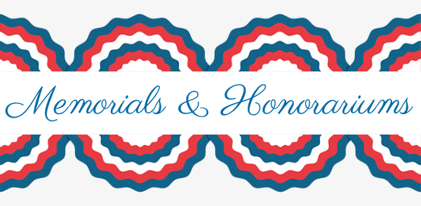 Memorials & Honorariums