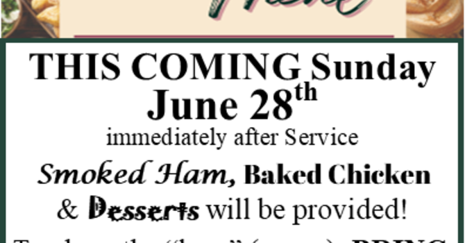 AGAPE MEAL!! image