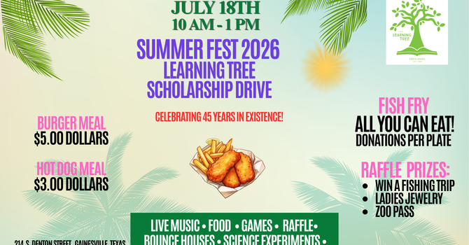 Learning Tree Fundraiser
