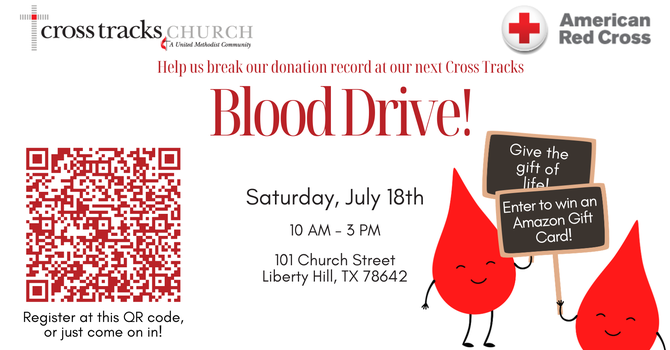 Cross Tracks Blood Drive!