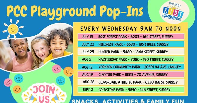 Pacific Kids Playground Pop-Ins