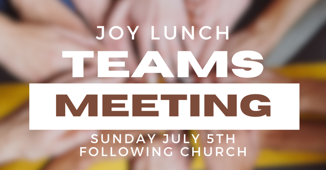Joy Teams Lunch
