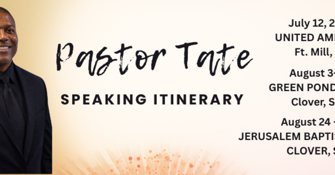 Summer Speaking Itinerary