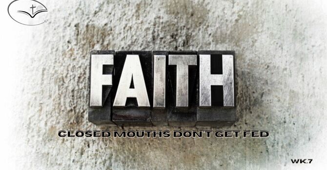 Closed Mouths Don't Get Fed
