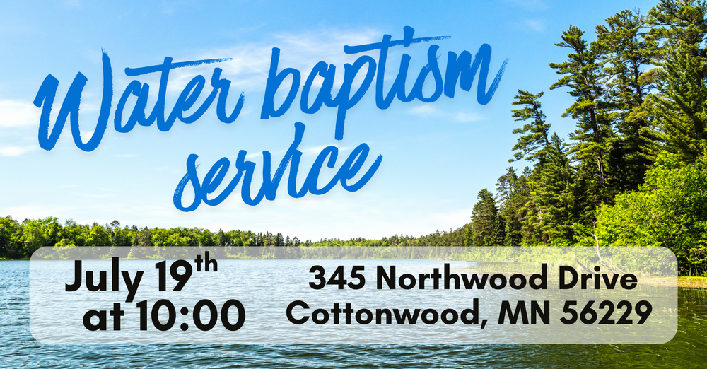 Water Baptism Service