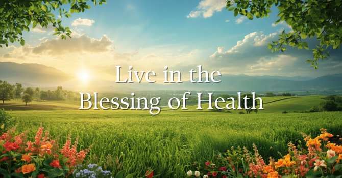 Live in the Blessing of Health image