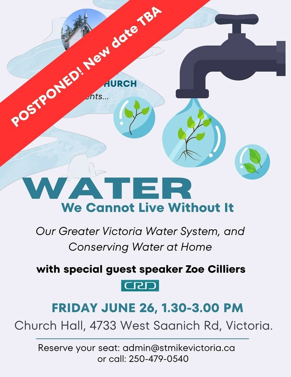 Water Talk - POSTPONED