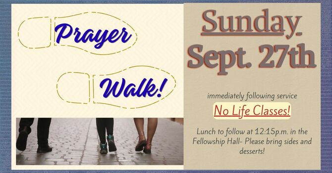 Autumn Prayer Walk!