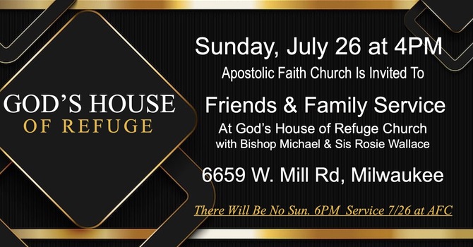 PM Service @God's House of Refuge Church