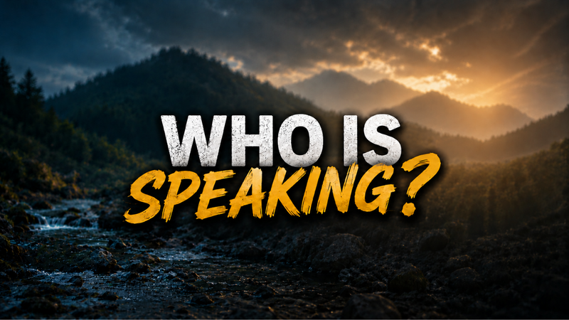 Who is Speaking