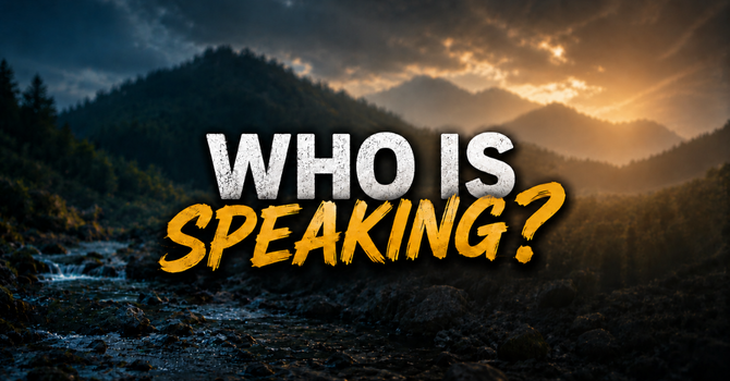 Who is Speaking