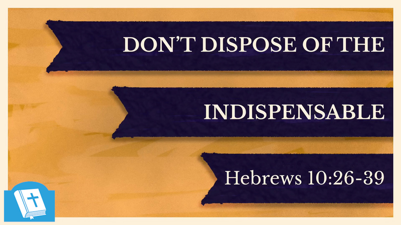 Don't Dispose of the Indispensable
