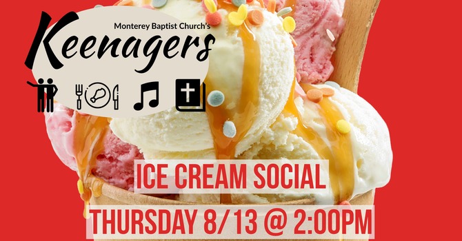 Keenagers Ice Cream Social
