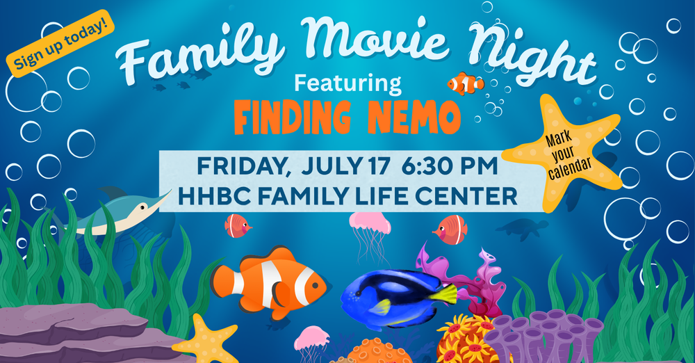"Finding Nemo" Family Movie Night