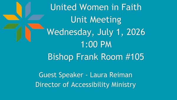 United Women in Faith Unit Meeting