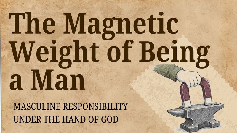 The Magnetic Weight of Being a Man