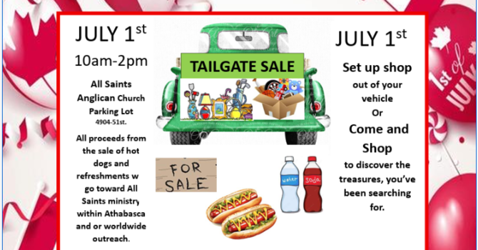 Canada Day, July 1 - Tailgate Sale image