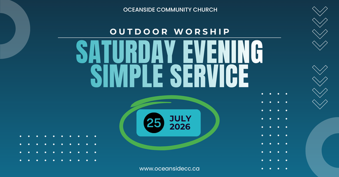 Saturday Evening Simple Service