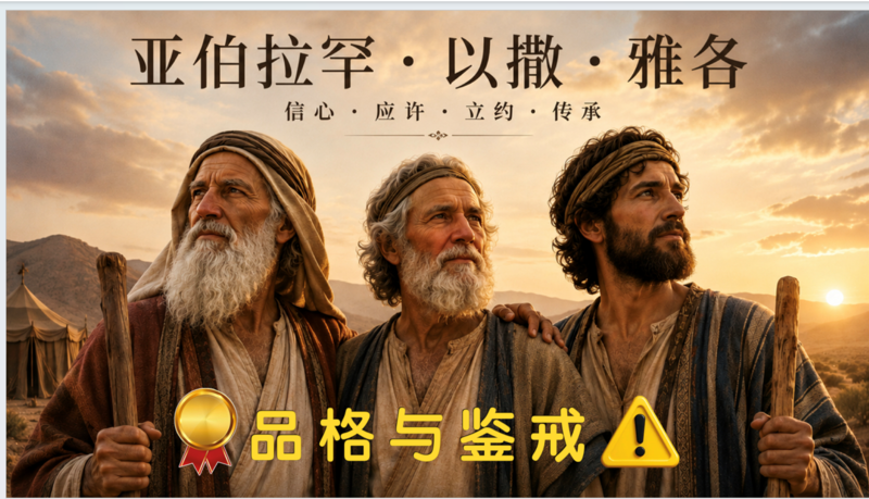 亚伯拉罕 以撒 雅各 – 父亲的品格与借鉴