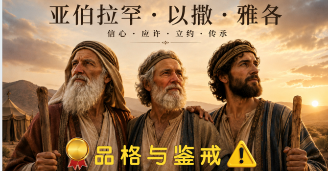 亚伯拉罕 以撒 雅各 – 父亲的品格与借鉴
