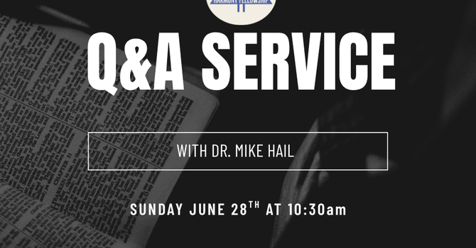 Q & A Service with Dr Mike Hail 