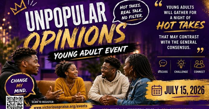 Unpopular Opinions Young Adult Event