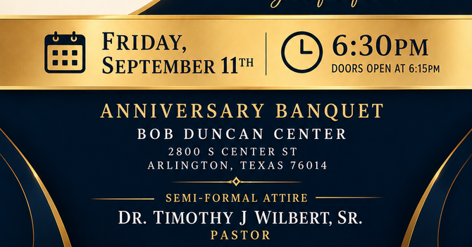 35th Church Anniversary Banquet