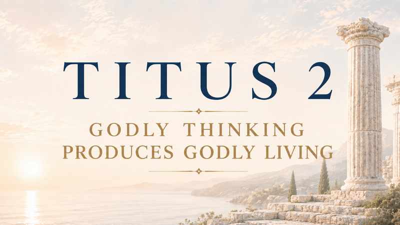 Godly Thinking Produces Godly Living