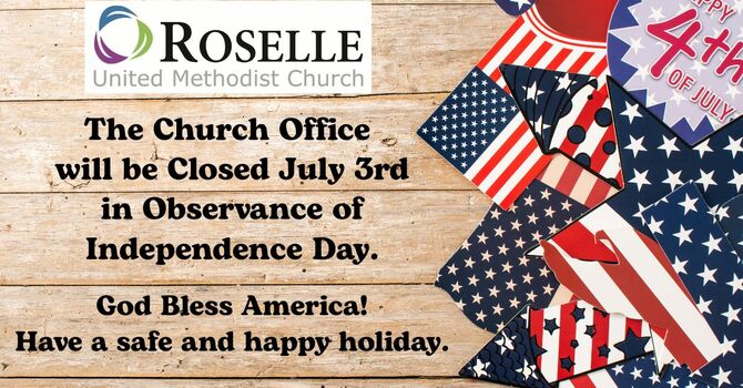 Church Office Closed