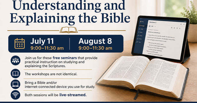 Understanding and Explaining the Bible