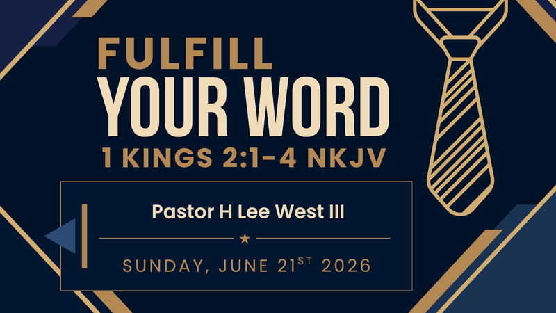 Fulfill Your Word