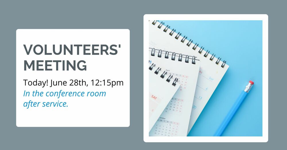Volunteer Meeting