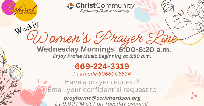 Weekly Women's Prayer Line
