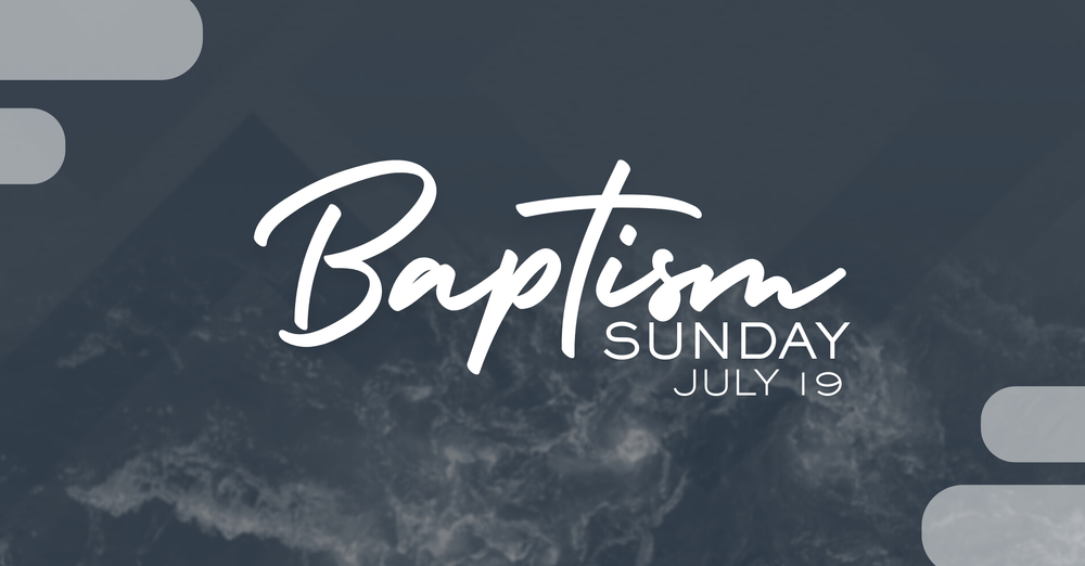 Baptism Sunday
