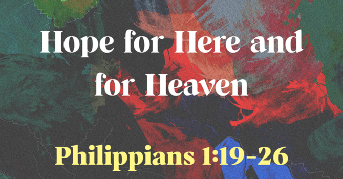 Phil. 1:19-26