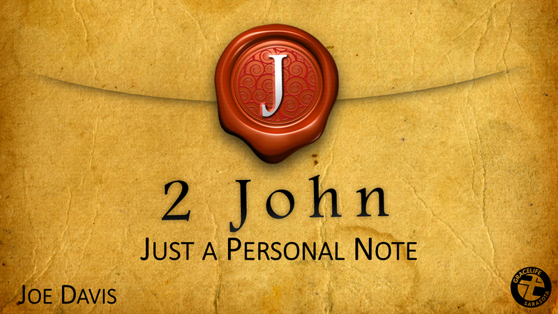 Just a Personal Note, Part 1