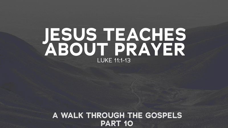 Jesus Teaches about Prayer