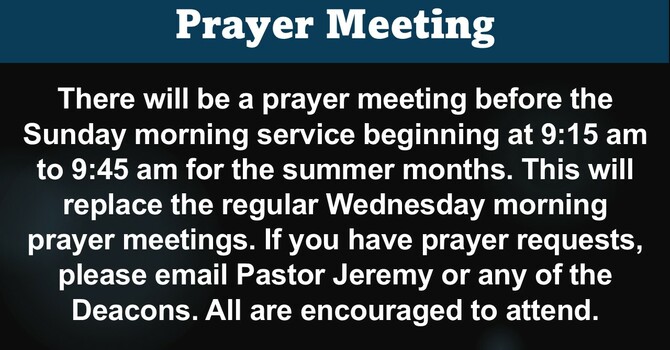 Prayer Meeting