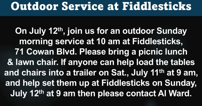 Outdoor Service at Fiddlesticks